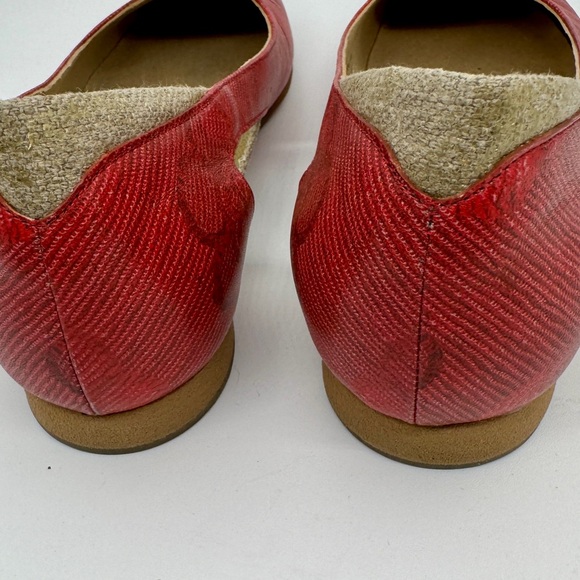 ICON Los Angeles, Red Kimono,, low heel, ballet sz 9 - Picture 6 of 10